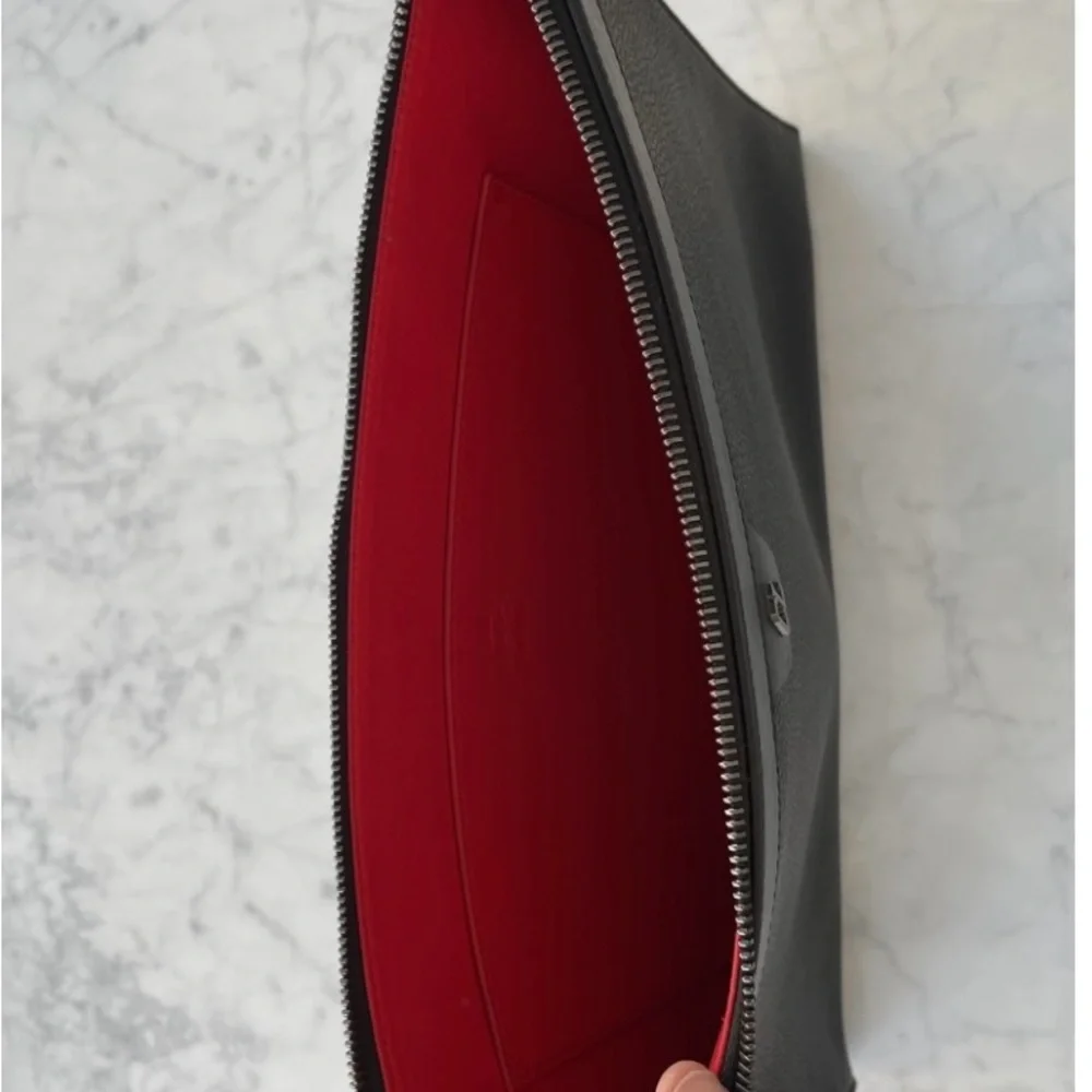 Christian Louboutin Black Leather Men's laptop Bag - Picture 3 of 5